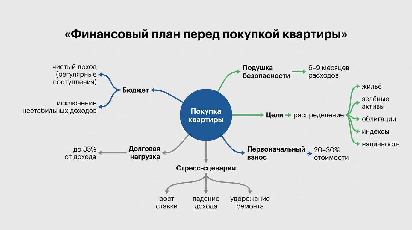 финансовый план перед покупкой квартиры